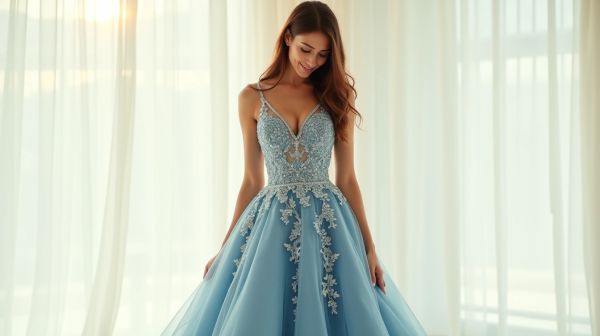 Moderniser votre look avec une robe bleue pour mariage